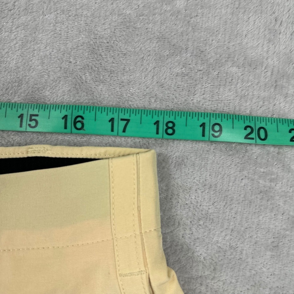 Pins & Aces Golf Shorts Men 36 Yellow Performance 4-Way Stretch New With Tags - Picture 9 of 13